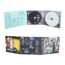 Digipack 3 ante con 2 tray e tasca per libretto