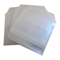 Bustina cd / dvd con flap e striscia adesiva (100 pezzi)